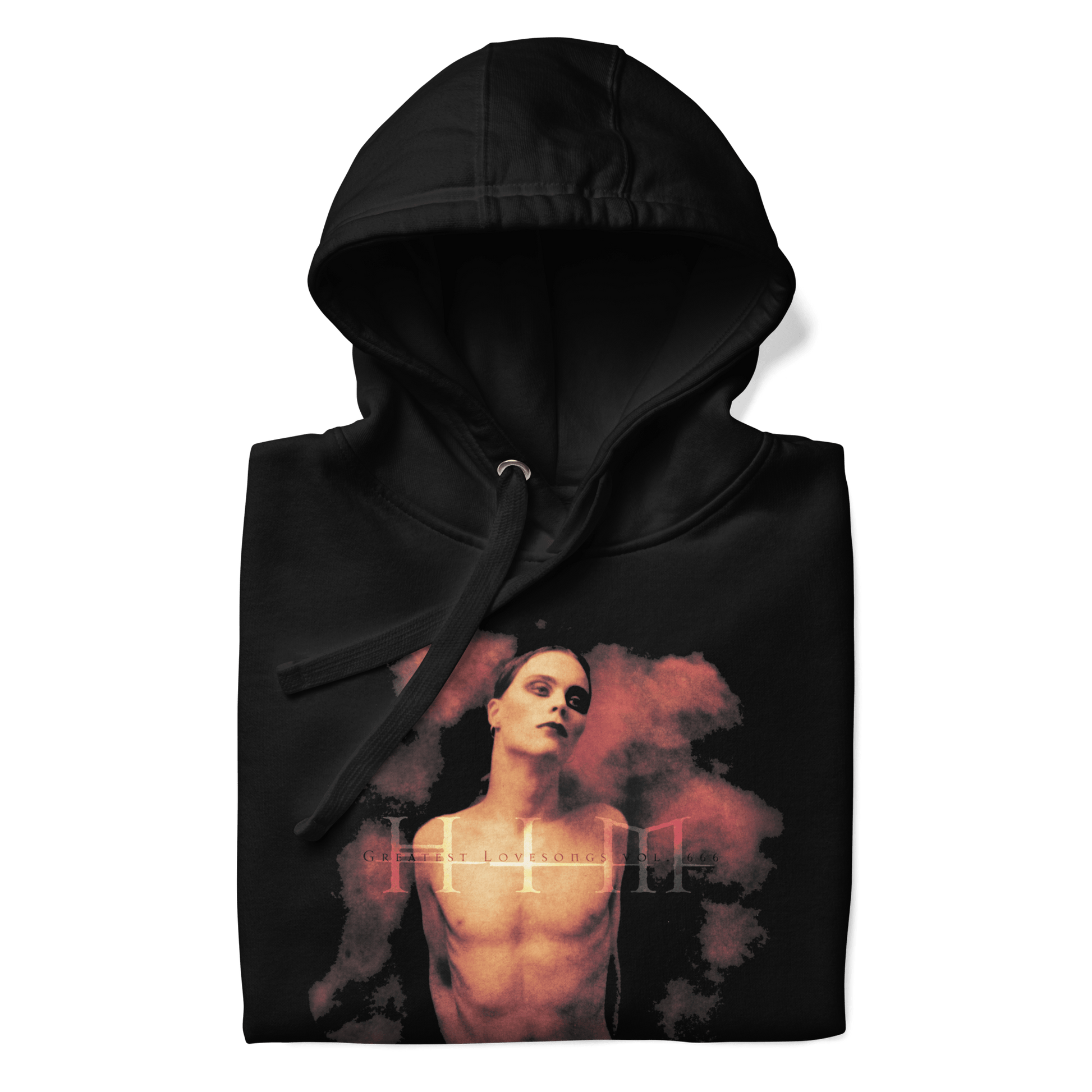 HIM Deep Shadows Mens Officially Licensed Hoodie Black