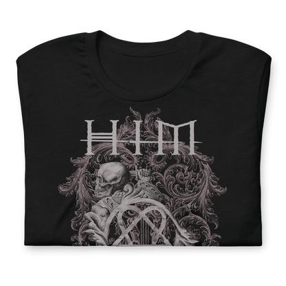 HIM Finland's Finest Jumbo Print Officially Licensed Mens T Shirt Black