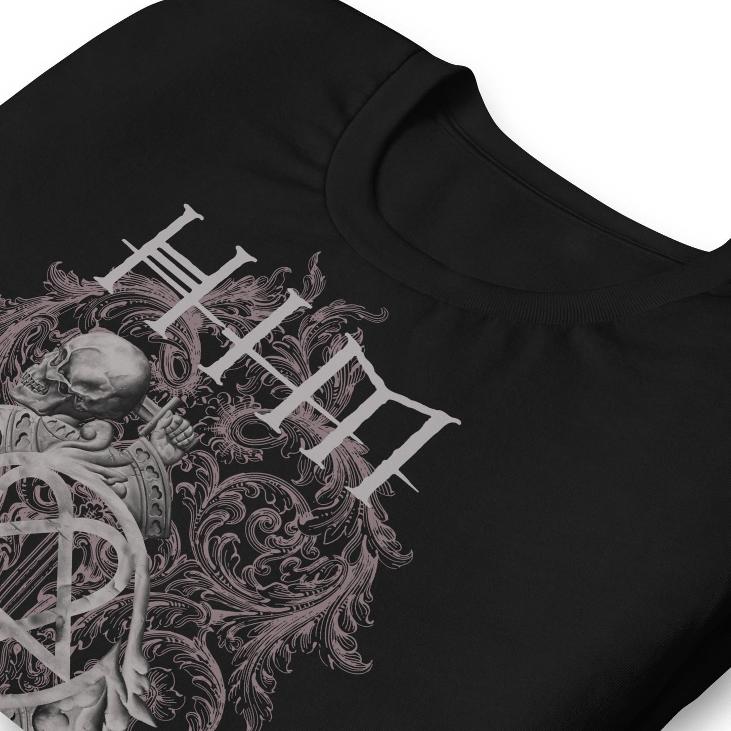 HIM Finland's Finest Jumbo Print Officially Licensed Mens T Shirt Black