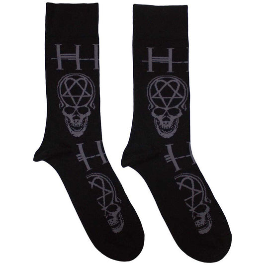 Him Heartagram Skull [Socks]