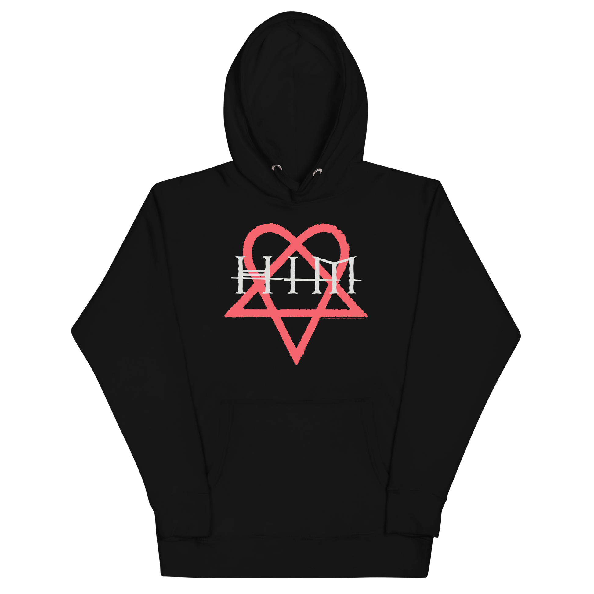 HIM Heartkiller Mens Officially Licensed Hoodie Black