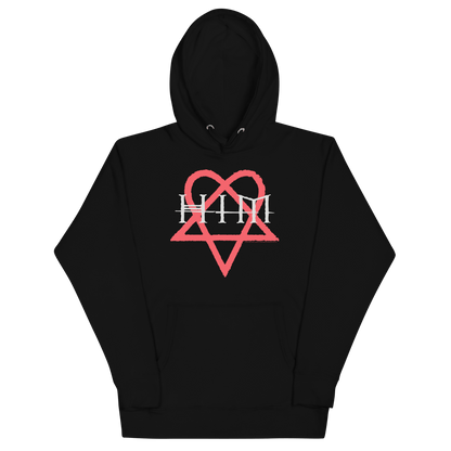 HIM Heartkiller Mens Officially Licensed Hoodie Black