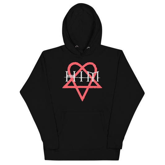 HIM Heartkiller Mens Officially Licensed Hoodie Black