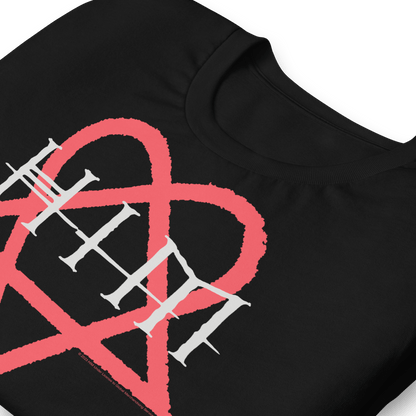 HIM Heartkiller Jumbo Print Officially Licensed Mens T Shirt Black