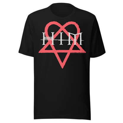 HIM Heartkiller Jumbo Print Officially Licensed Mens T Shirt Black