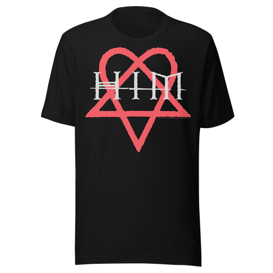 HIM Heartkiller Jumbo Print Officially Licensed Mens T Shirt Black
