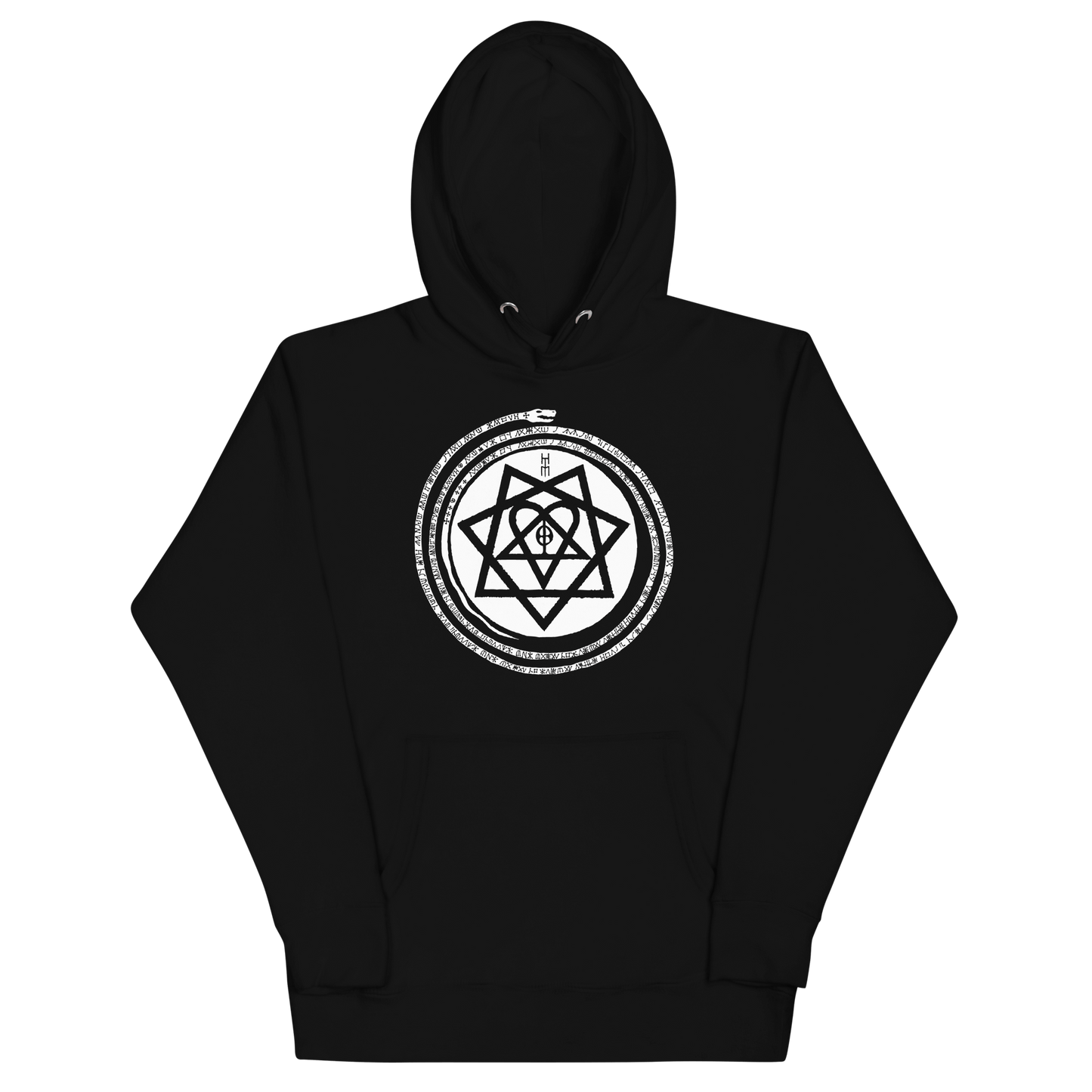 HIM Infinity Snake Mens Officially Licensed Hoodie Black