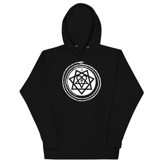 HIM Infinity Snake Mens Officially Licensed Hoodie Black