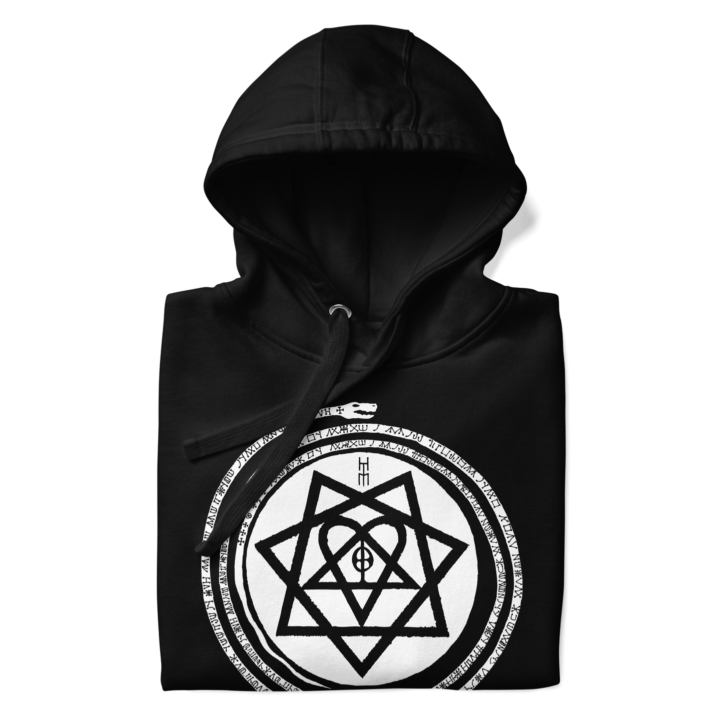 HIM Infinity Snake Mens Officially Licensed Hoodie Black