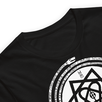 HIM Inifinity Snake Jumbo Print Officially Licensed Mens T Shirt Black