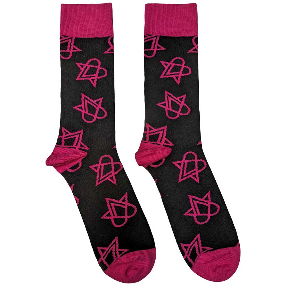 Him Mini Pink Heartagrams [Socks]