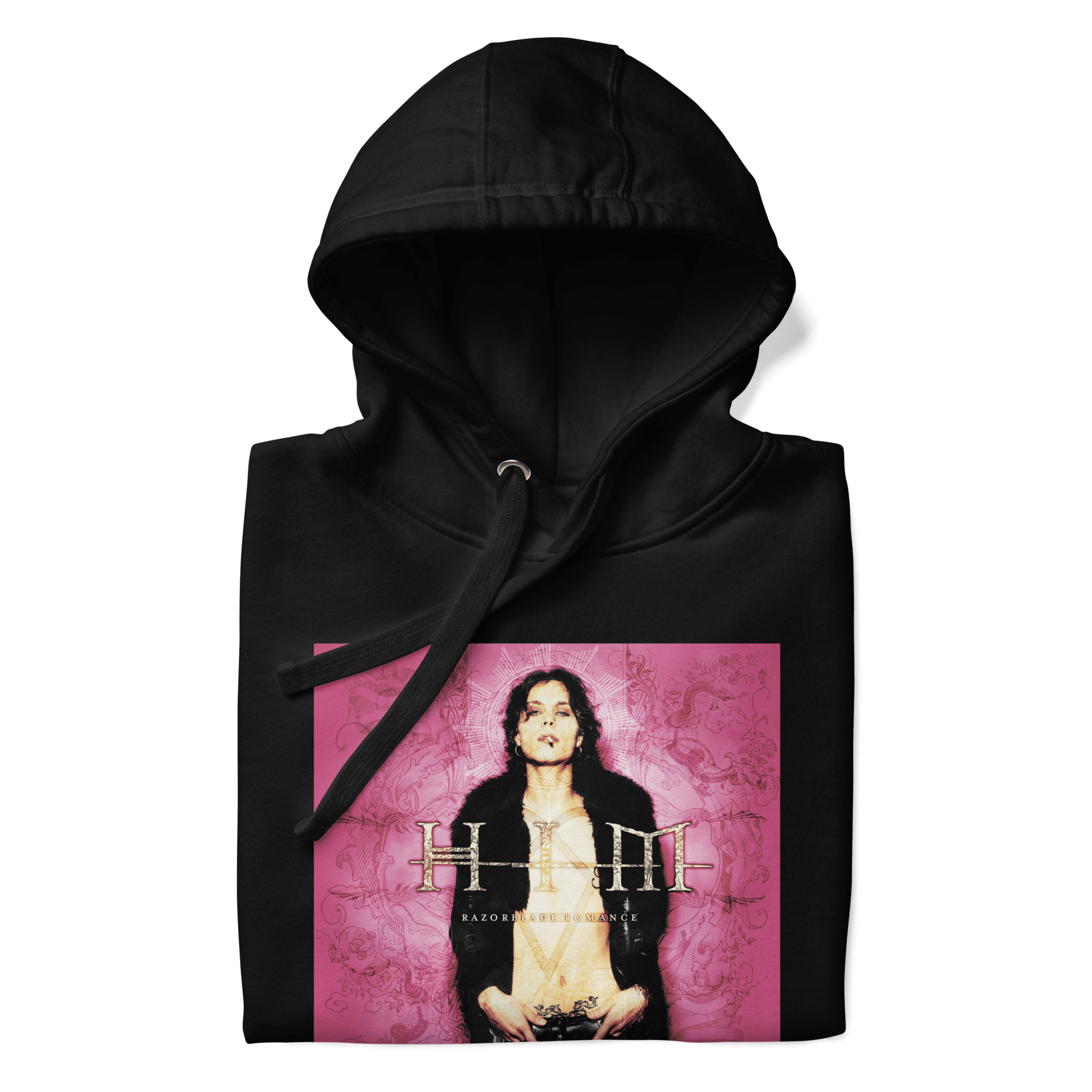 HIM Razorblade Romance Mens Officially Licensed Hoodie Black