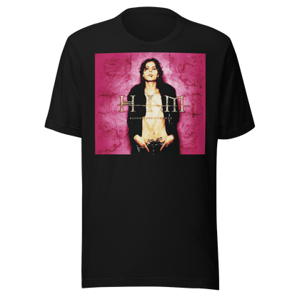 HIM Razorblade Romance Jumbo Print Officially Licensed Mens T Shirt Black