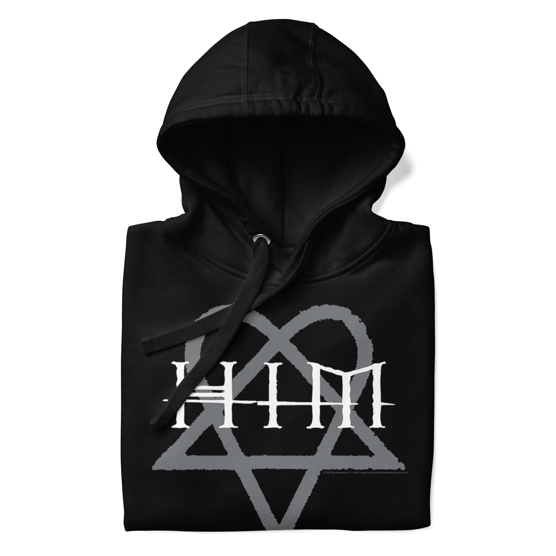HIM Tears Mens Officially Licensed Hoodie Black