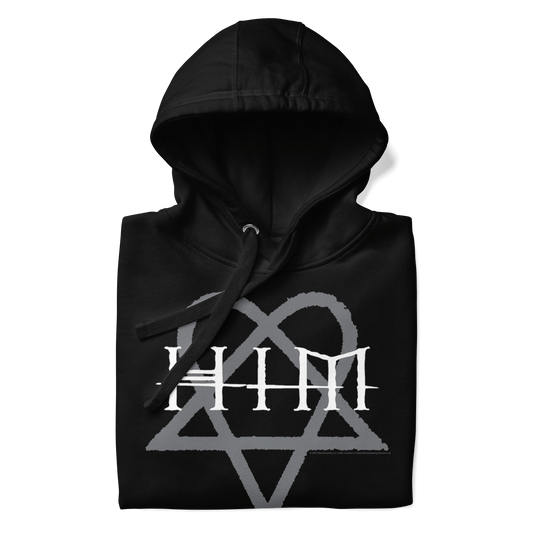 HIM Tears Mens Officially Licensed Hoodie Black
