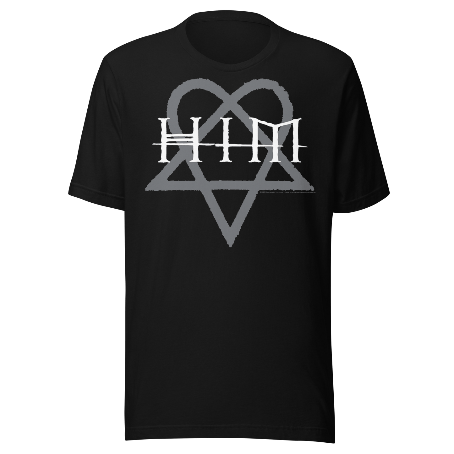 HIM Tears Jumbo Print Officially Licensed Mens T Shirt Black