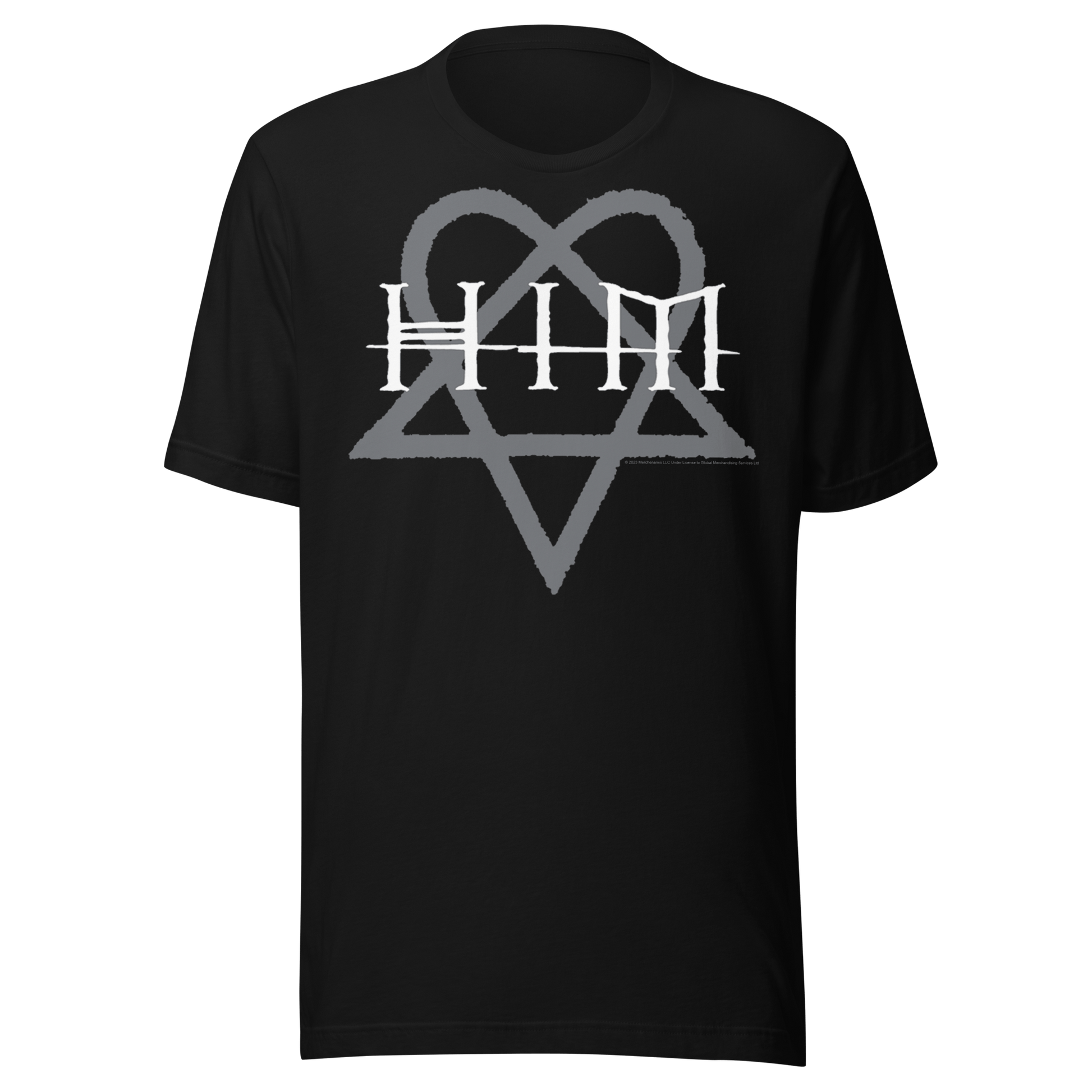 HIM Tears Jumbo Print Officially Licensed Mens T Shirt Black