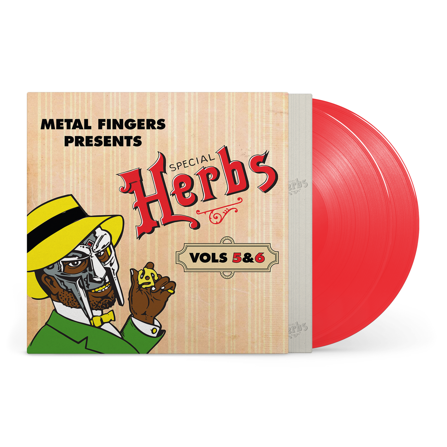 Metal Fingers Presents: Special Herbs Vol. 5 & 6 (APPLE RED VINYL) Vinyl Record
