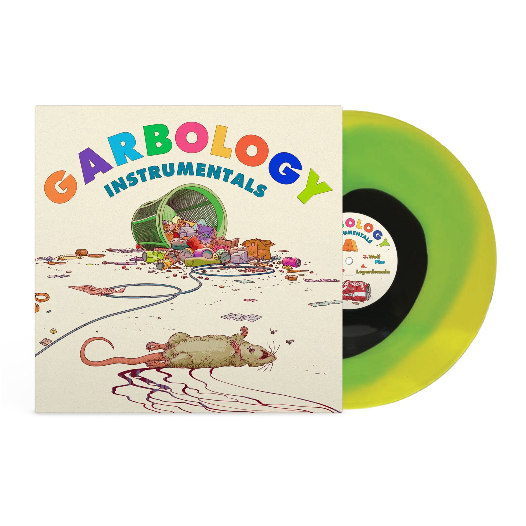Garbology: Instrumentals (YELLOW, GREEN & BLACK VINYL)  Vinyl Record
