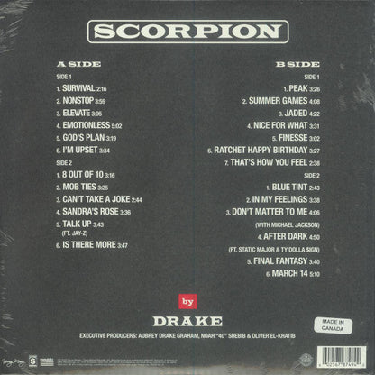 Drake Scorpion 2xLP Mint (M) Mint (M)