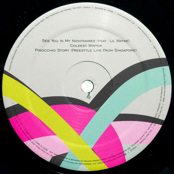 Kanye West 808s & Heartbreak Vinyl Record