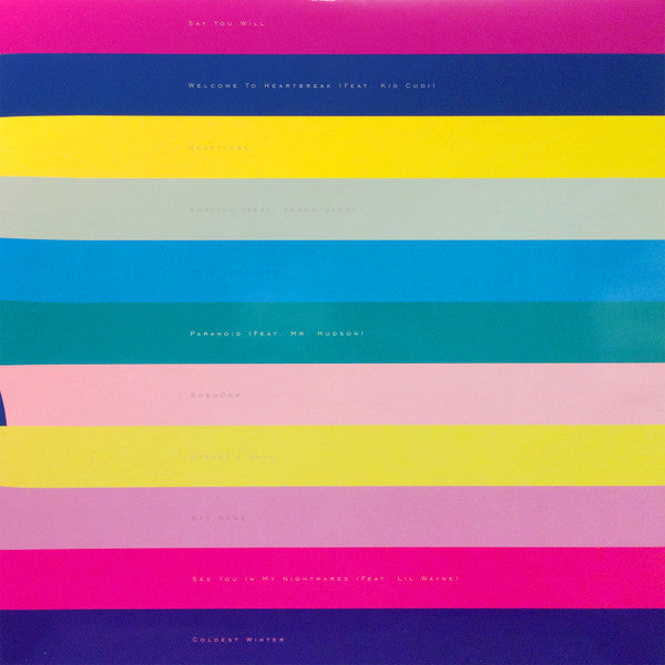 Kanye West 808s & Heartbreak Vinyl Record