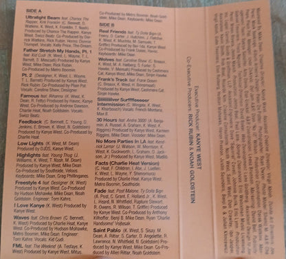 The Life Of Pablo Cassette Tape