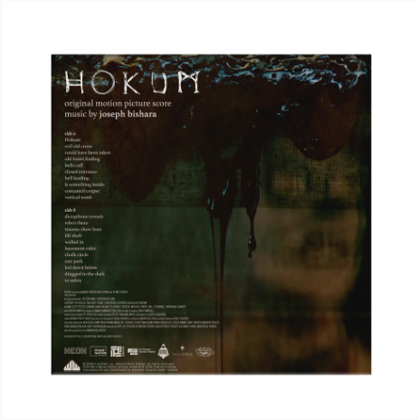 Joseph Bishara - HOKUM Original Motion Picture Score (LP Honeymoon Suite) Vinyl Record