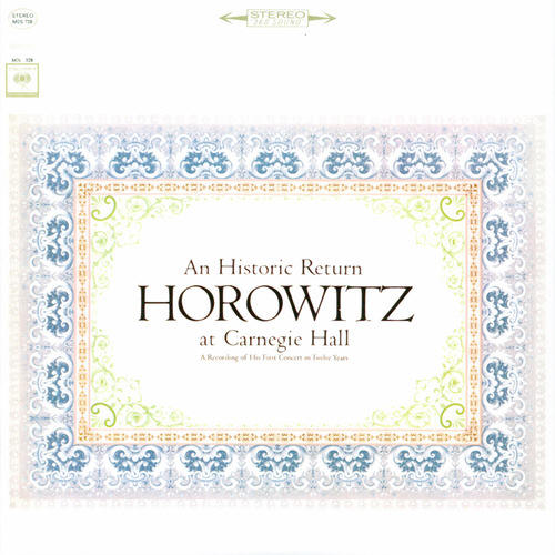 Horowitz At Carnegie Hall (An Historic Return) Vinyl Record