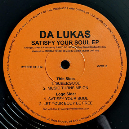 Satisfy Your Soul EP Vinyl Record
