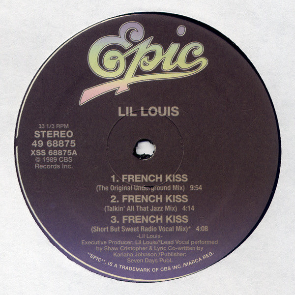 French Kiss  Generic Vinyl Record