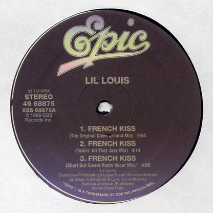 French Kiss  Generic Vinyl Record