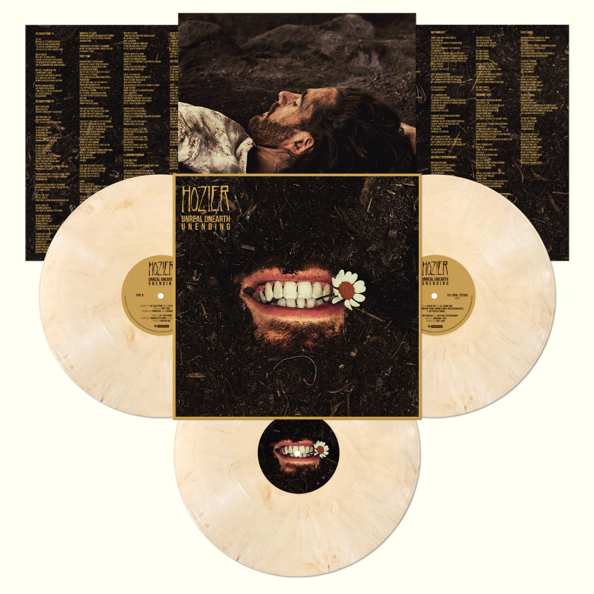 Unreal Unearth Unending (140 Gram Tooth White Vinyl) (3 Lp's) Vinyl Record