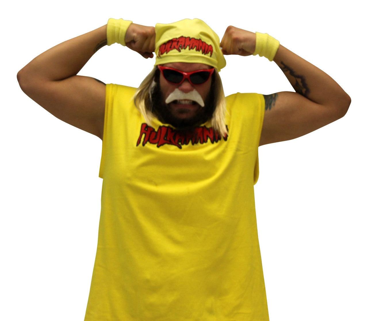 Hulk Hogan Hulkamania Complete Costume Set