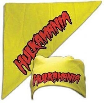 Hulkamania Red/Gold Bandana