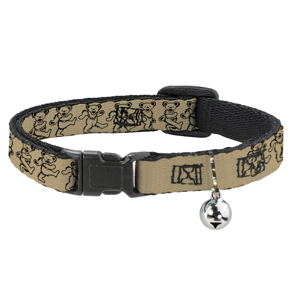 Grateful Dead Dancing Bears Cat Collar