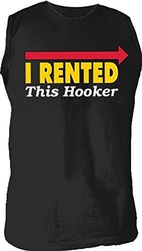 I Rented This Person Sleeveless Mens T Shirt Black