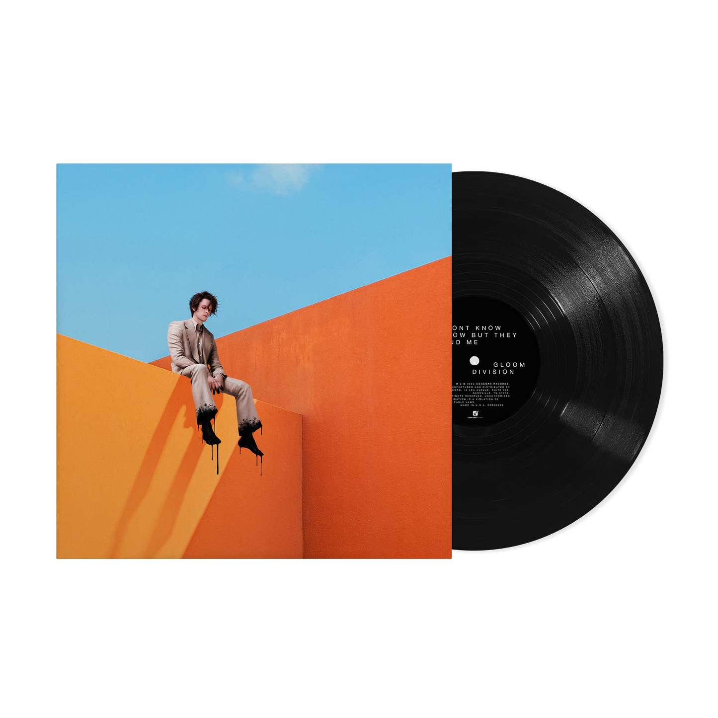 I DONT KNOW HOW BUT THEY FOUND ME - Gloom Division - Black Vinyl Record