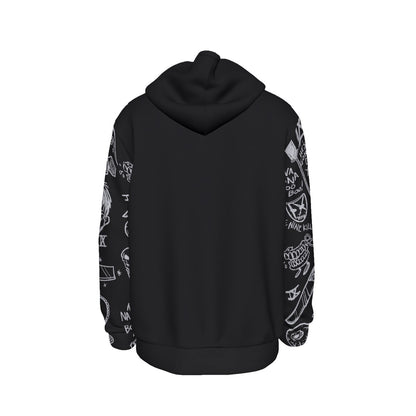 Ice Nine Kills All-Over Print Hoodie Sweatshirt Black Officially Licensed
