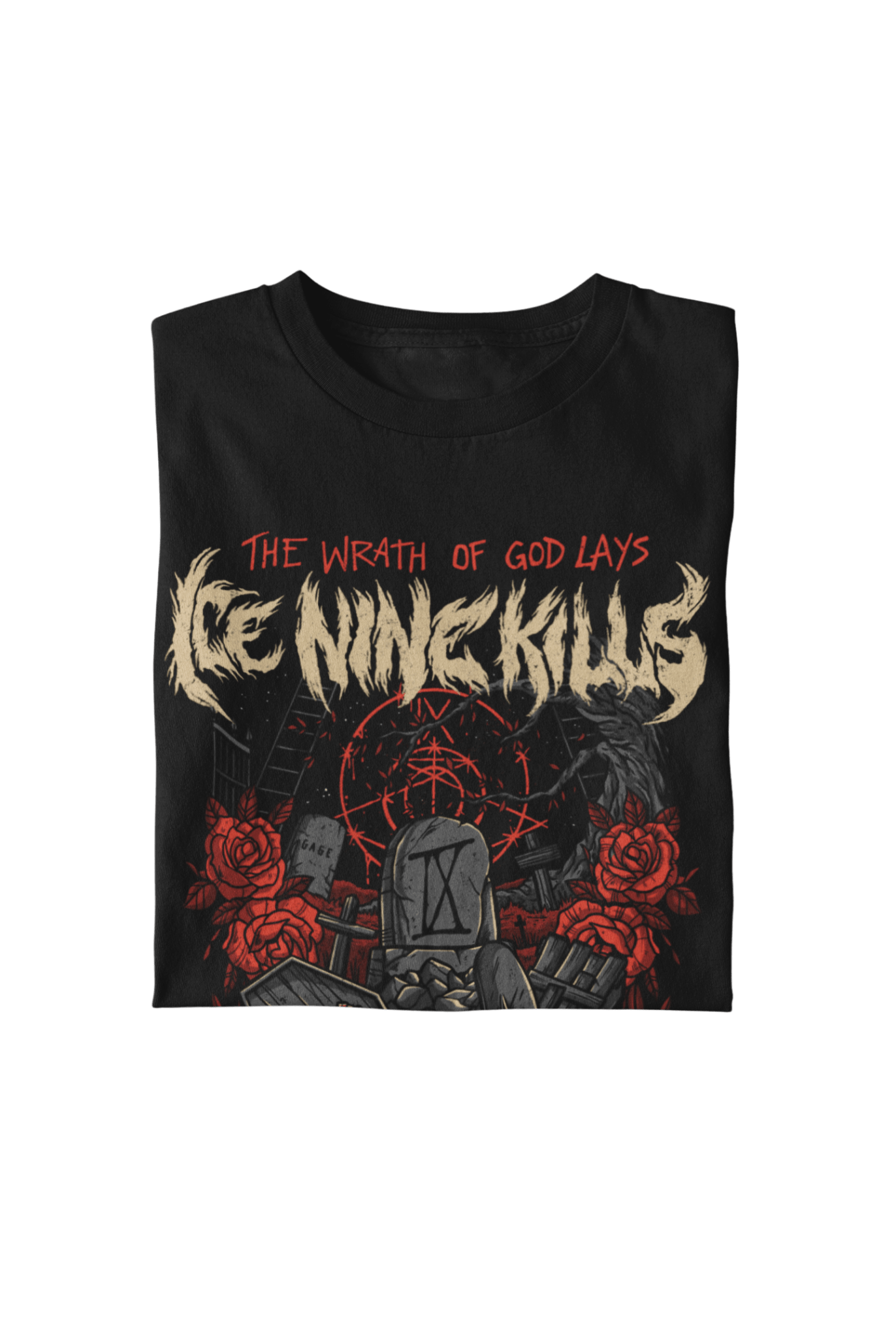 Ice Nine Kills Beneath This Soil Officially Licensed Mens T Shirt Black