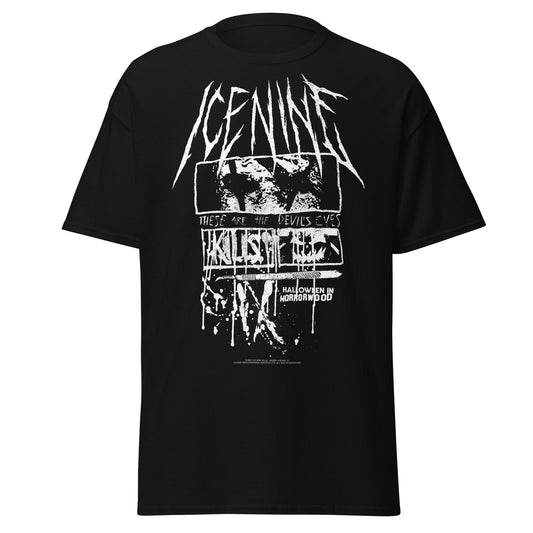 Ice Nine Kills Devil's Eyes Jumbo Print Mens T Shirt Black