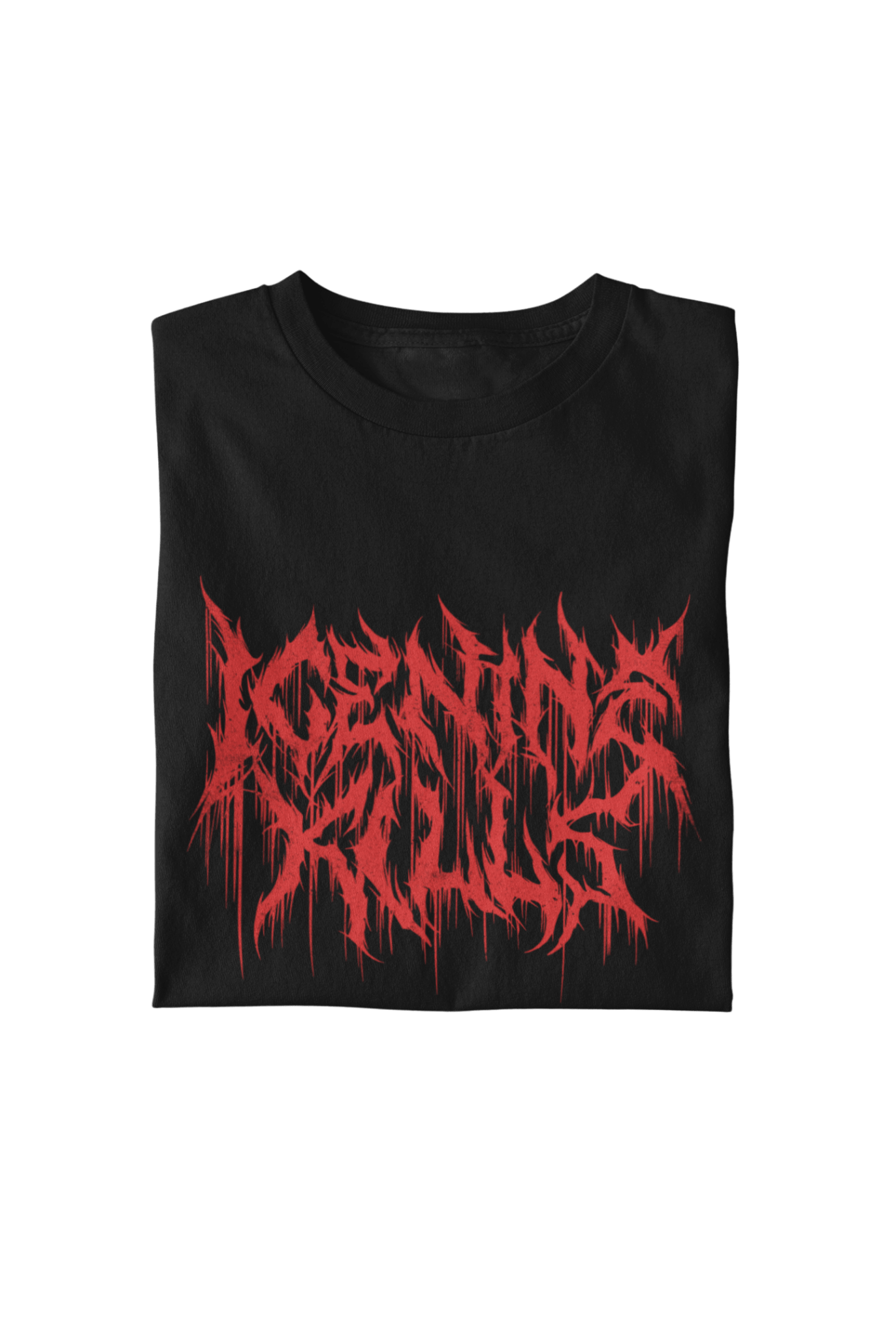 Ice Nine Kills Drip Logo Officially Licensed Mens T Shirt Black