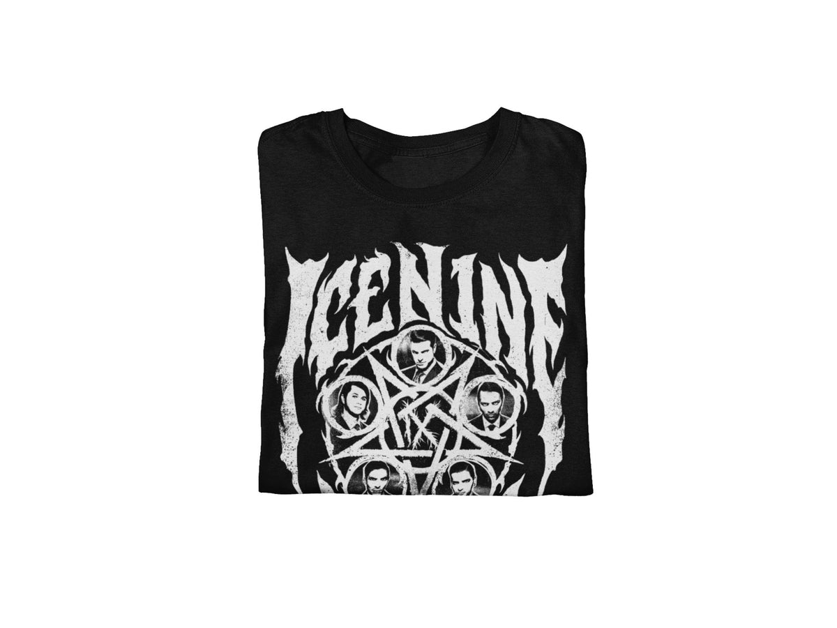 Ice Nine Kills Fictional Substance Jumbo Print Officially Licensed Mens T Shirt Black