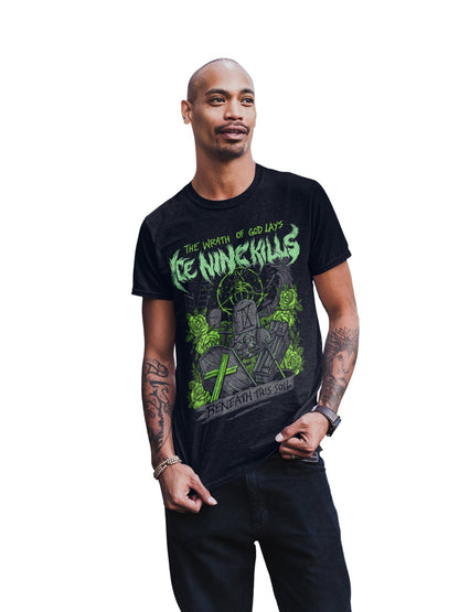 Ice Nine Kills Green Wrath Mens T Shirt Black