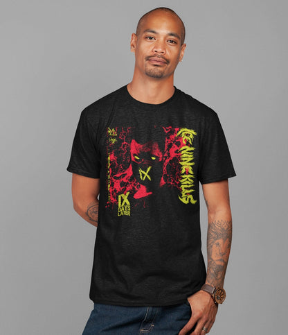 Ice Nine Kills IX Days Later Jumbo Print Officially Licensed Mens T Shirt Black