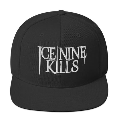 Ice Nine Kills Logo Adjustable Snapback Hat Black Officially Licensed