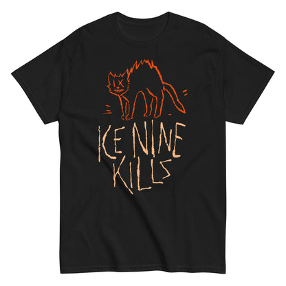 Ice Nine Kills Scratchy Cat Officially Licensed Mens T Shirt Black