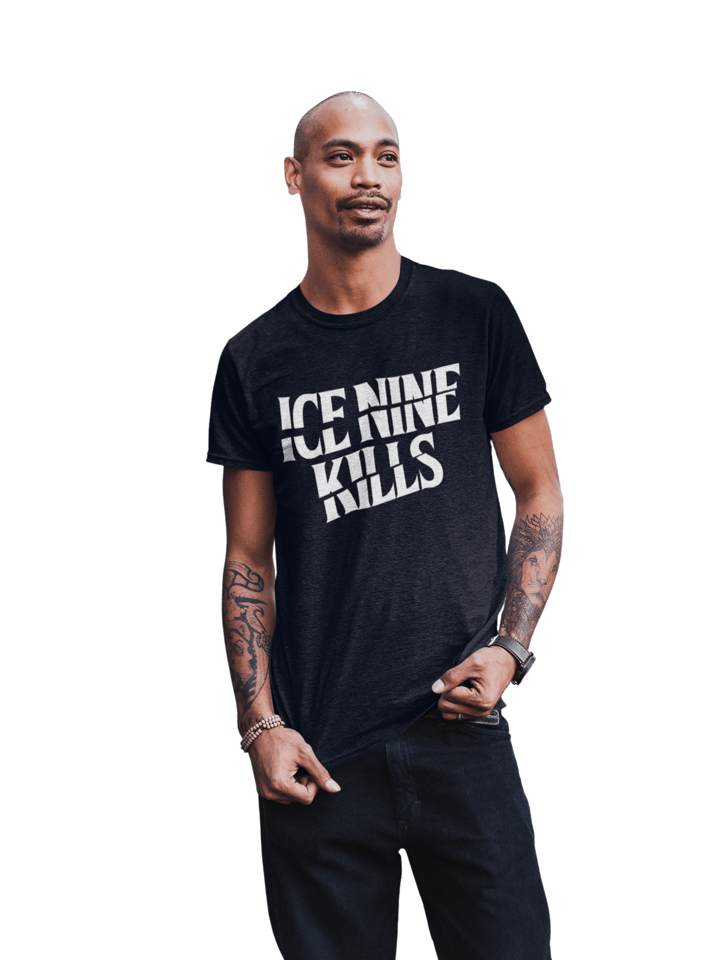 Ice Nine Kills Slash Logo Officially Licensed Mens T Shirt Black
