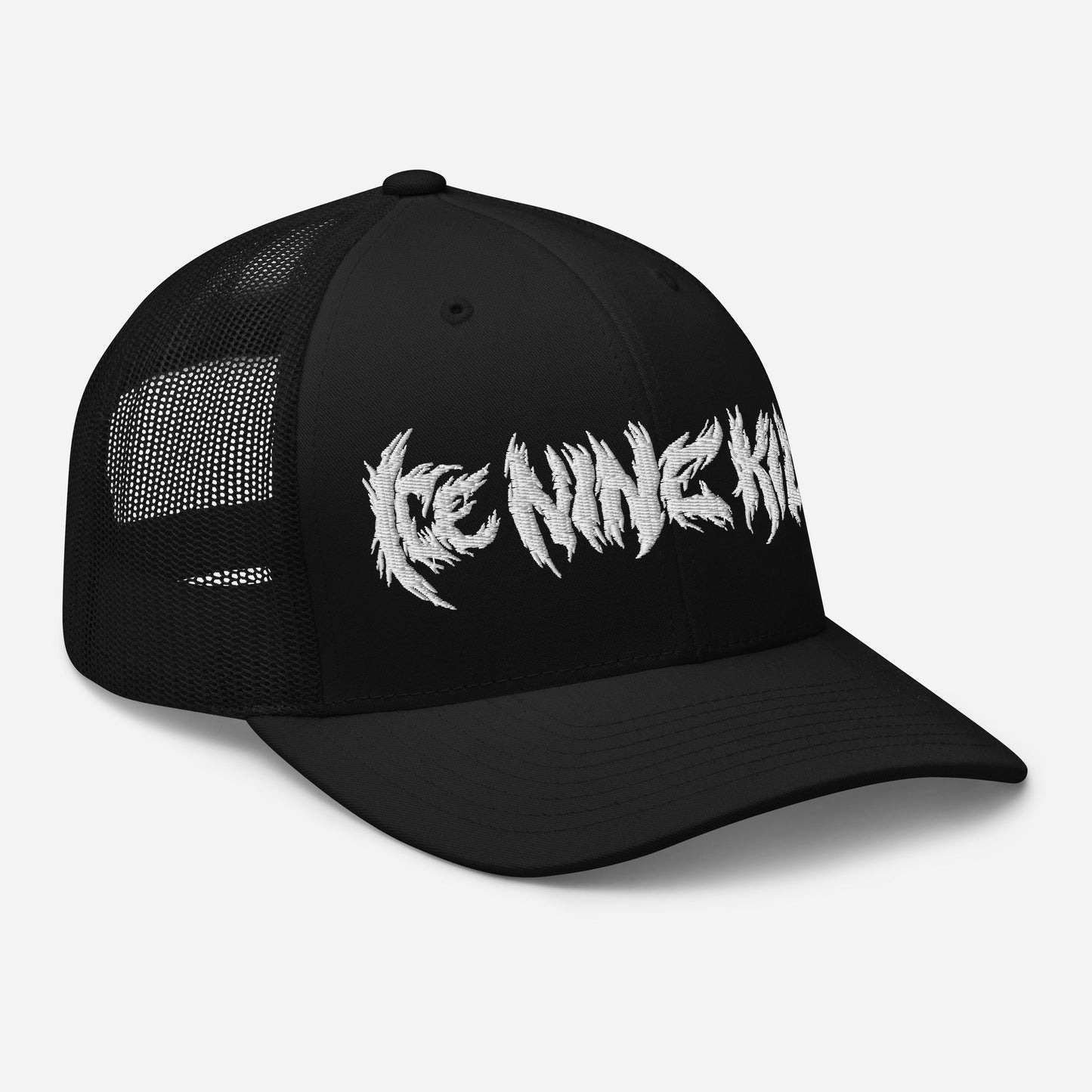 Ice Nine Kills Drip Logo Embroidered Adjustable Trucker Hat Black Officially Licensed