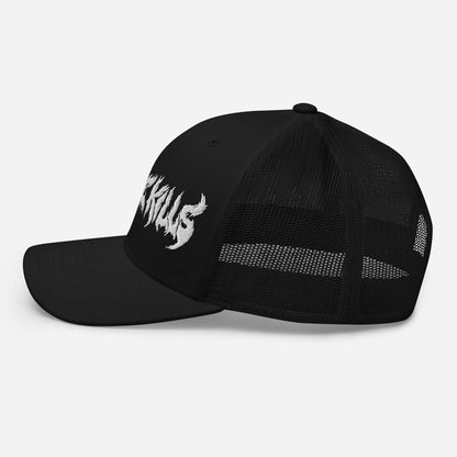 Ice Nine Kills Drip Logo Embroidered Adjustable Trucker Hat Black Officially Licensed